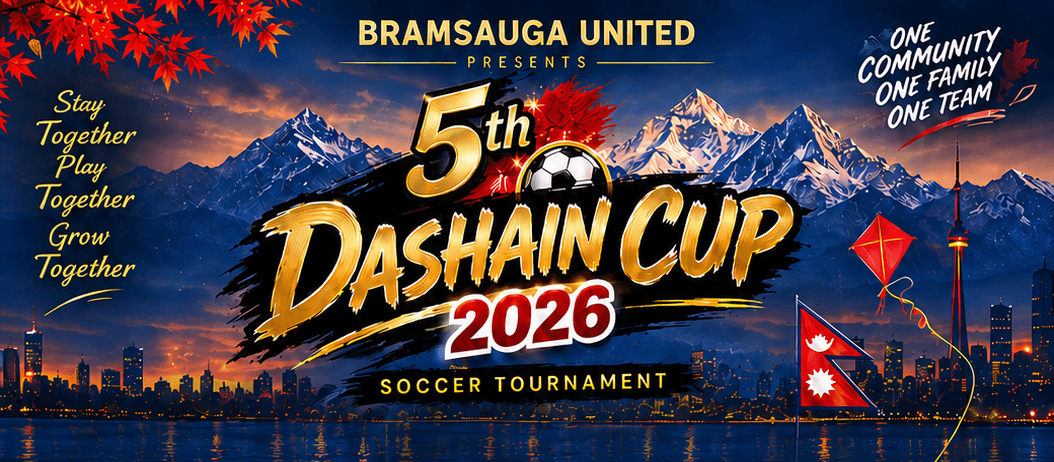 5th Dashain Cup 2026 set for September 19–20 in Brampton
